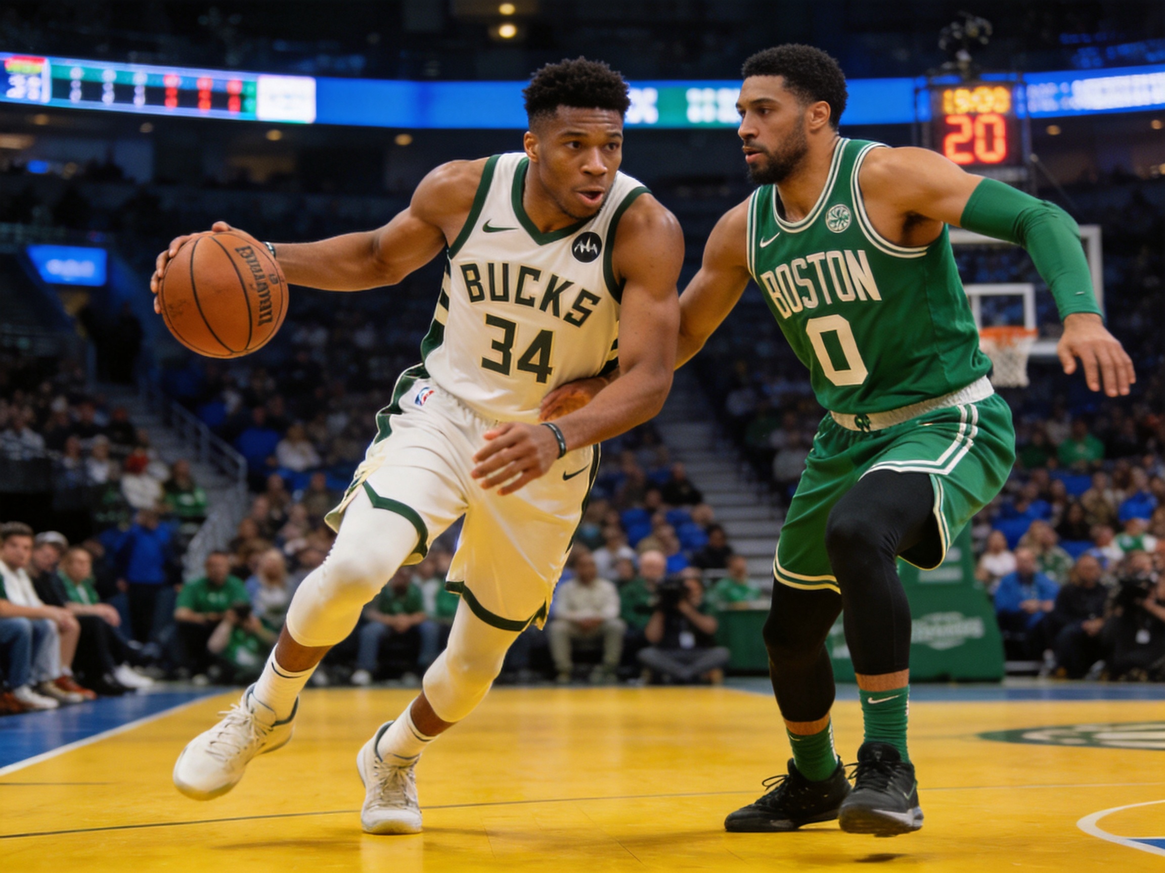 NBA东部决赛凯尔特人vs雄鹿